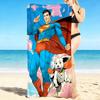 1Pc Superman Krypto Action Beach Towel Quick Dry Multiuse For Beach Pool Gym Yoga Home Travel Christmas Halloween Xmas Gift G124