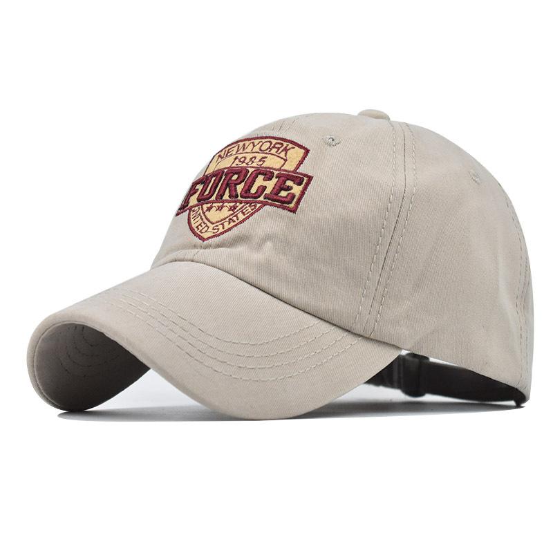 Новая старая кепка FORCE с вышитой большой буквой бейсболка кепка универсальная для отдыха на природе шляпа от солнца