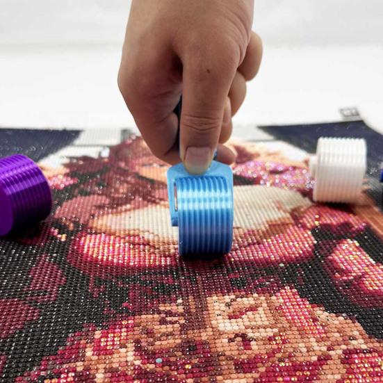 Инструмент-ролик для рисования стразами, съемный ролик для искусства стразами для гладкого прижимания, основной инструмент для рукоделия DIY для вышивки стразами