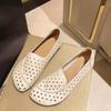 Мода 2024 Весна Лето Женские Кожаные Лоферы Повседневная Обувь Без Застежек Женские Плоские Туфли Мягкая Удобная Женская Обувь Обувь Для Мам