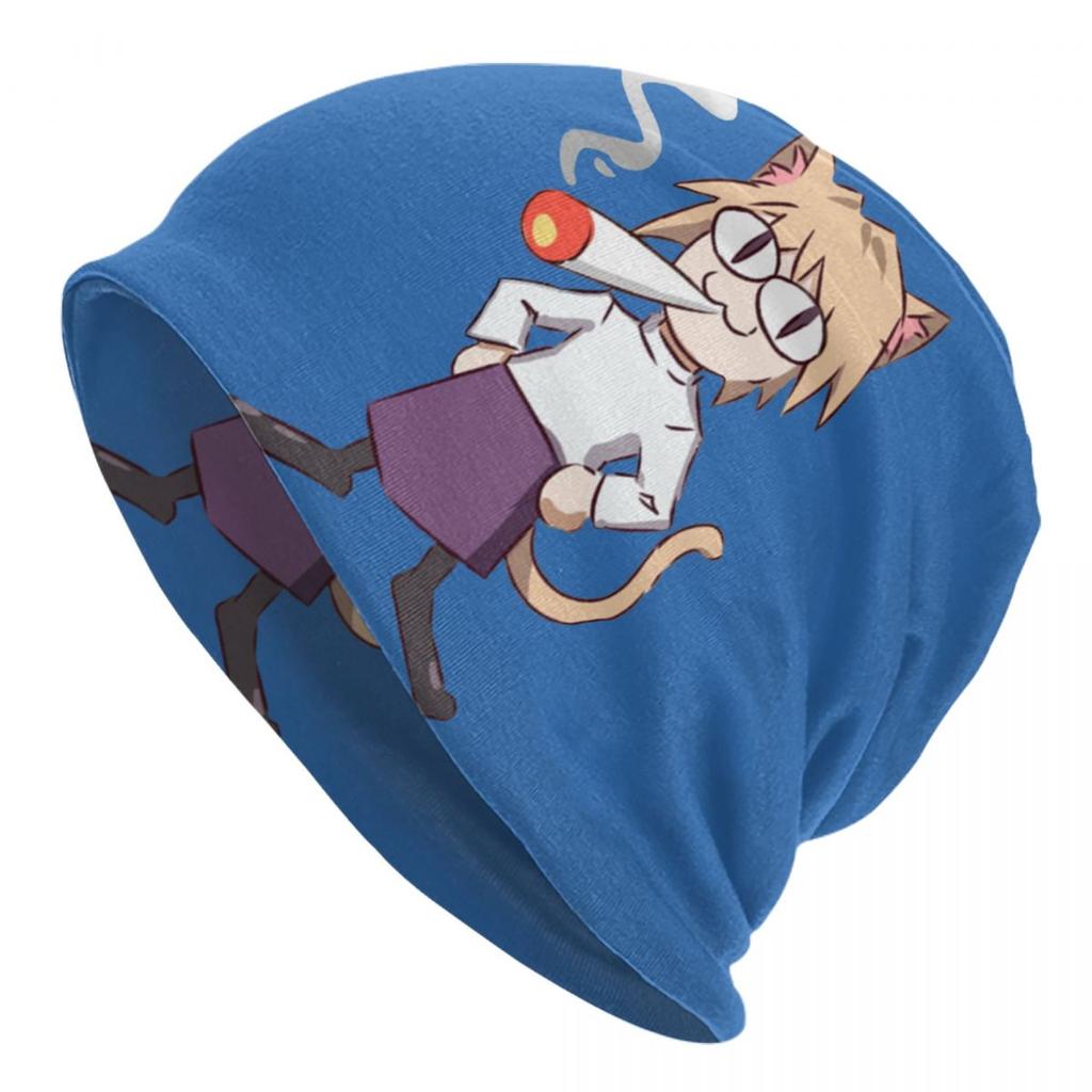 Аниме кошка девушка Neco Arc капот шляпа вязаные шапки унисекс женские крутые унисекс взрослые теплые зимние шапки Skullies шапка