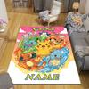 Custom 1Pc Pikachu Power Energy Burst Rug Office Carpet Indoor Outdoor Entrance Doormat Nonslip Soft And Comfortable Living Room D2915210