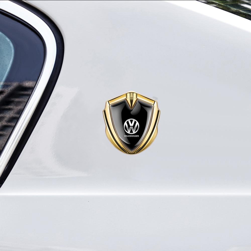VW Valve Stems Caps 3D Metal Car Body Trunk Fender Decoration Shield Stickers For Volkswagen VW GOLF 6 7 Polo Tiguan JETTA GTI PASS EQ1