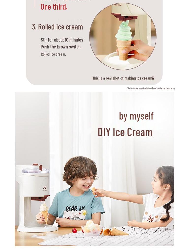 Bugs Bunny Kids' Fully Automatic Mini Ice Cream & Fruit Cone Maker