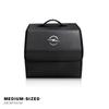 Portable Leather Car Trunk Organizer Box Storage Bin For Opel Astra Grandland Corsa Mokka Frontera Insignia Zafira Vivaro Karl