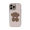 Cute Cute Dog Iphone16 Suitable for 14promax IPhone Case 15 Electroplated Mirror