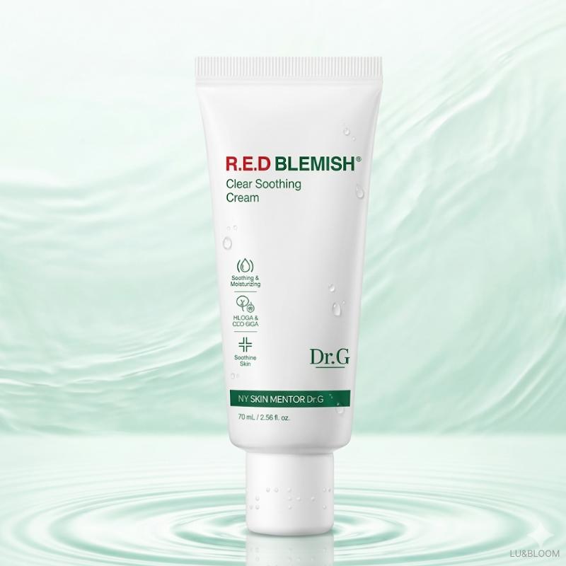 Dr.G RED Blemish Clear Hyal-Cica Soothing Serum 50ml & Clear Soothing Cream 70ml Set (+Free gift)