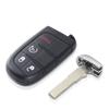 KEYYOU 2/3/4/5BTN Car Smart Key Case Shell For Jeep Grand Cherokee Dodge Ram 1500 Journey Charger Dart Challenger Durango AMZ1 