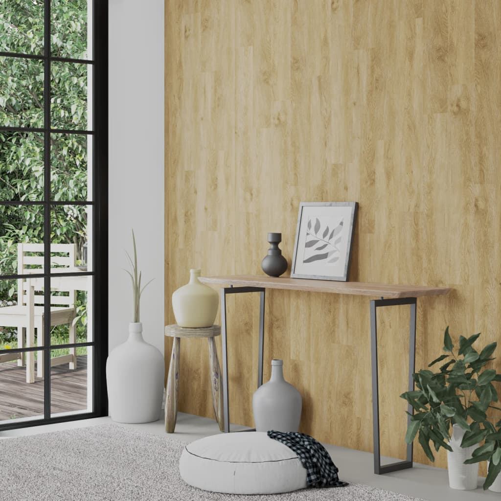 Vidaxl Panele Ścienne, Drewnopodobne, Brązowe, Pvc, 4,12 M²