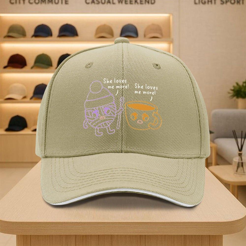 Crochet Yarn Coffee Lover Meme Baseball Cap Funny Graphic Polyester Casual Adjustable Adult Hat