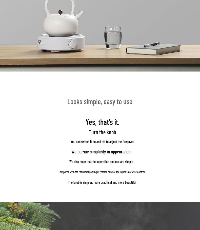 Электрическая керамическая чайная плита 110 В - Бесшумная бытовая чайная машина и тушение в горячем горшке