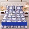 Cross-border New Skin-friendly Polished Padded Bed Skirt Single-piece Bed Sheet with Skirt Mattress Model Four-season Universal Bed Apron Cover