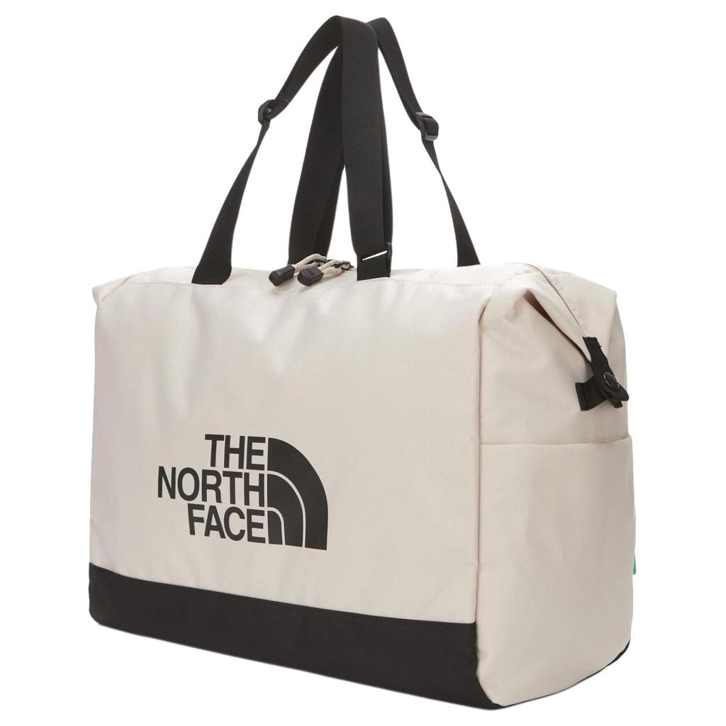 The North Face 27L Solid Color Large Capacity Sports Leisure Zipper Fitness Bag Handheld Shoulder Travel Outdoor Bag Unisex bags Beige NN2FP62K
