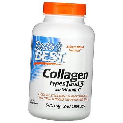 Гидролизованный коллаген 1 и 3 типов, Collagen Types 1 & 3 500, 240капс (68327002)