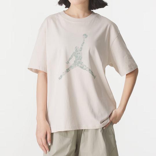 Jordan T Shirts Women's Beige HV0199-104