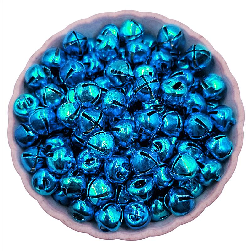 20 шт., 8 мм, рождественские бусины в виде колокольчика, свободные бусины, сделай сам, для праздничного декора, ожерелья, браслета