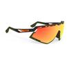 Rudy Project DEFENDER Sports Black Matte Orange Sunglasses, Frame, Multi-Laser Lenses, SP524006-0020