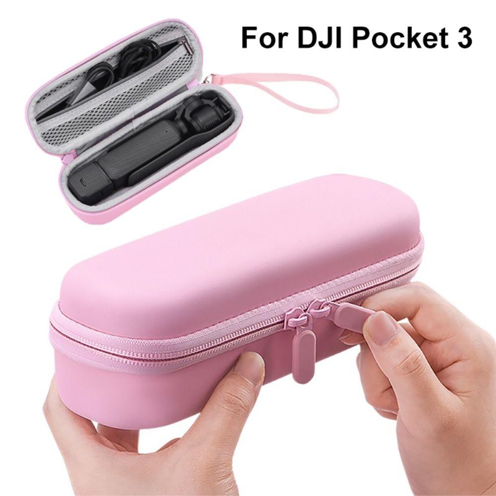 Pink Carrying Case Wear-Resistant Hard Shell Box Portable Camera Storage Bag for DJI OSMO Pocket 3