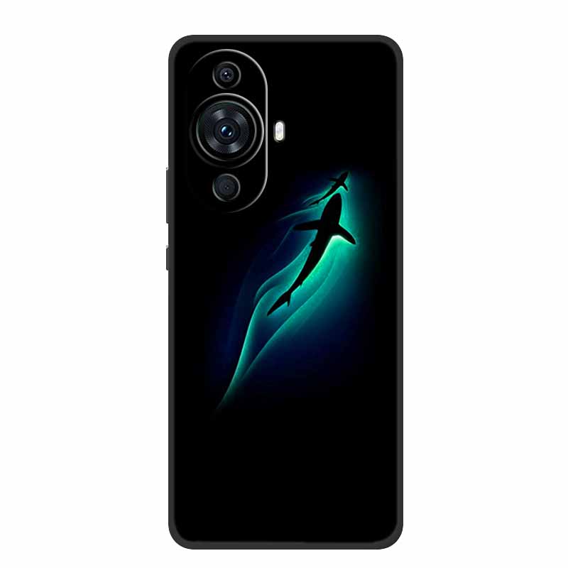 Чехол для телефона Huawei Nova 12s Задняя крышка Ударопрочный Черный Силикон Мягкий Funda для Huawei Nova 12s Чехол Nova12s 6.7" Coque