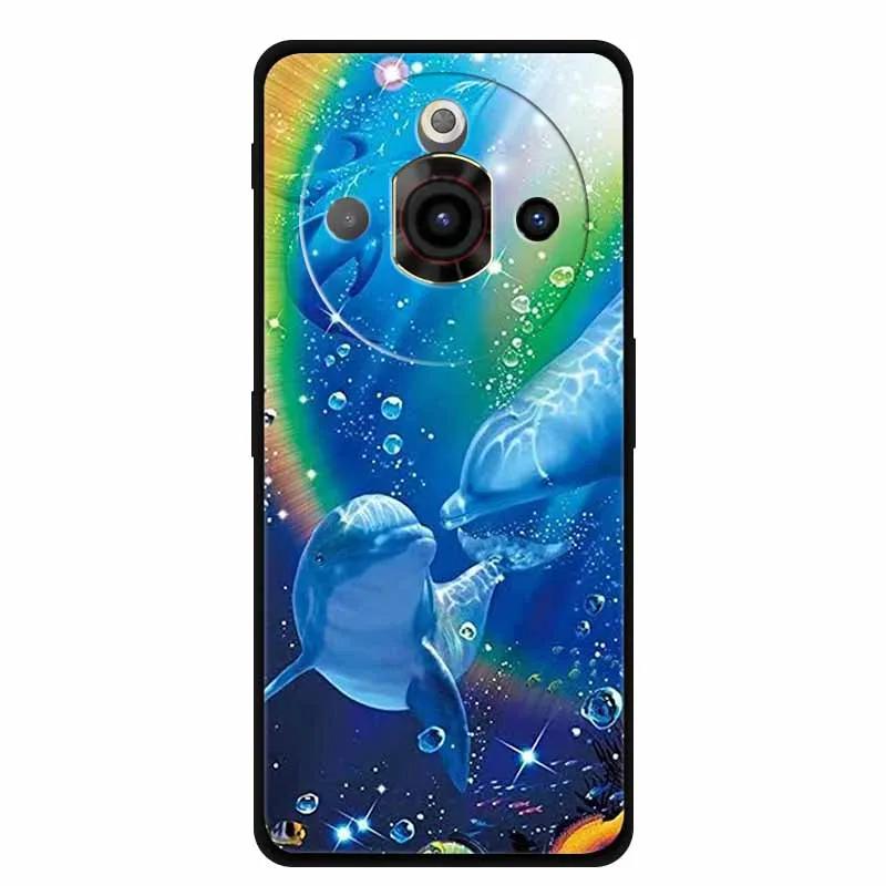 Чехол для ZTE Nubia Focus Pro 5G Мягкий бампер для Nubia Focus Pro Черные силиконовые чехлы для телефона Nubia Focus Pro 5G Защитный чехол
