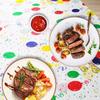 kathson Rectangle Tablecloth with Colorful Balloons Pattern,Plastic Birthday Disposable Tablecloth Plastic Table Cloths Table Cover for