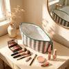 Glossy Toiletry Pouch PVC Makeup Organizer Multipurpose Storage Bag  Women