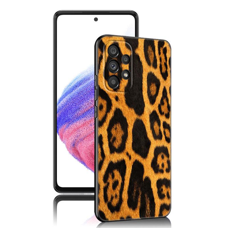 Чехол для телефона с леопардовым принтом для Samsung Galaxy A04 A21 A30 A50 A52 S A13 A14 A22 A23 A32 A53 A73 5G A11 A12 A31 A33 A51 A70 A71 A72
