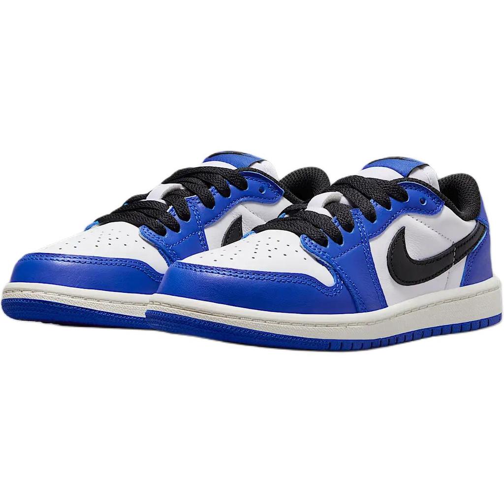 Air Jordan 1 Retro Low OG PS Game Royal Kids Sneakers Blue White Black FQ5436-140