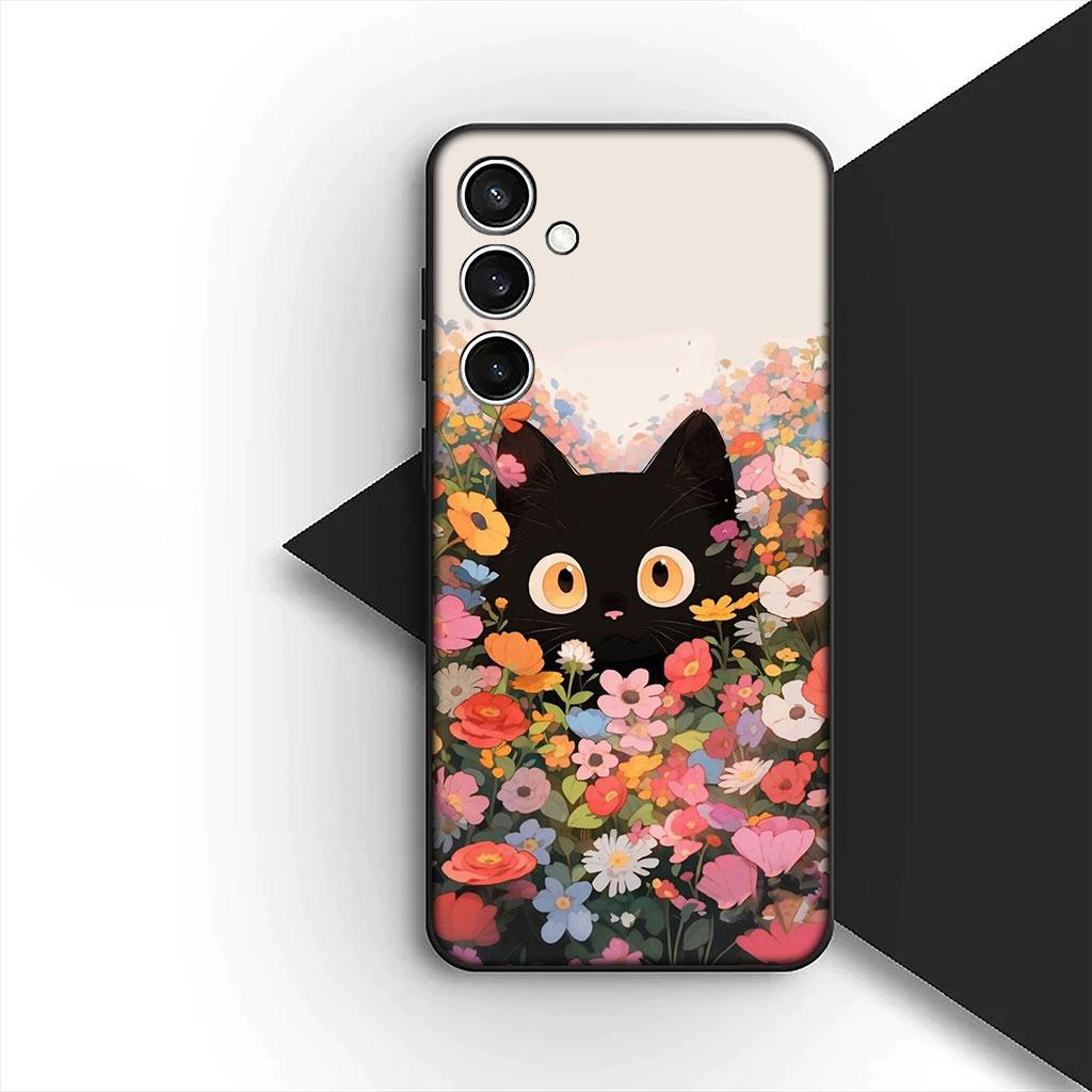 Чехол для телефона для Huawei P30 P20 Mate 20 Lite Pro Y7 Y6P Y7A 2019 Nova 5T 3I Funda Корпус Мягкий чехол Мультяшный кот Мяу Котёнок