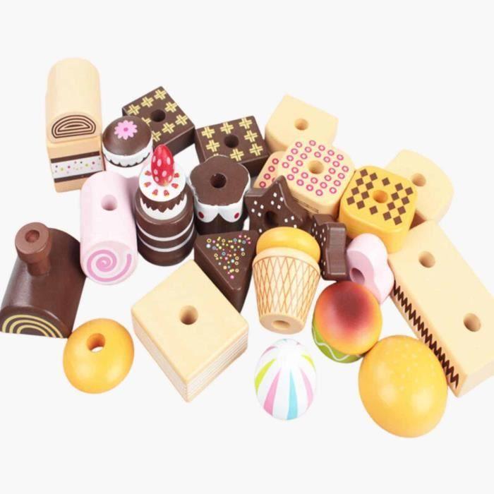 Деревянный кондитерский поезд