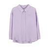 Korean gentle, simple and generous shirt women's spring new large-size women's clothing to cover meat and sun protection, with 210176.