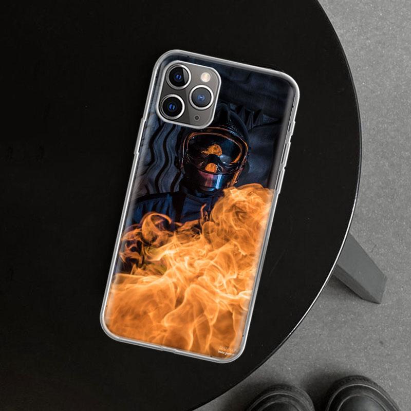 Firefighter Heroes Fireman Phone Case Cover For iPhone 18 11 12 13 Mini 14 15 Plus 16 Pro Max 17 Air 7 8 + SE Art Customized Fundas