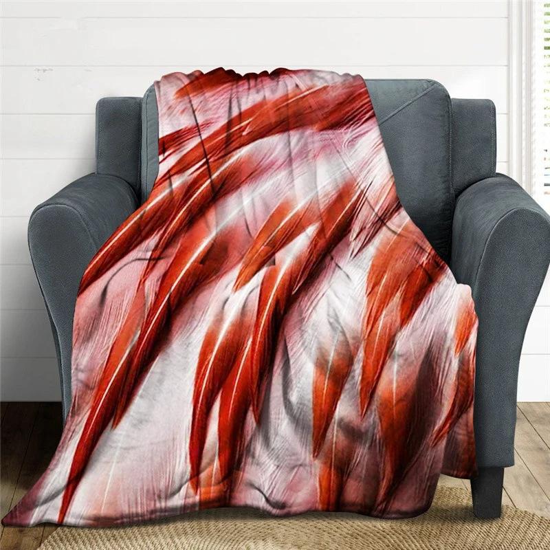 Animal Skin Printed Blanket Leopard Tiger Stripe Flannel Blanket Four Seasons Nap Blanket Bedroom Decorative Blanket