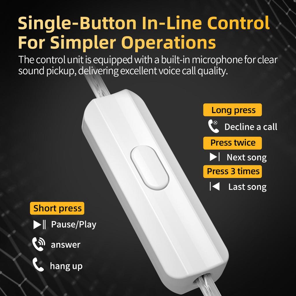 KZ ZSN PRO 2-inch Ear HiFi Earphones, Dual Driver 1BA+1DD Hybrid Driver IEM Bass Stereo Sound Earphones In-Ear Comfortable Noise Isolating Headphones