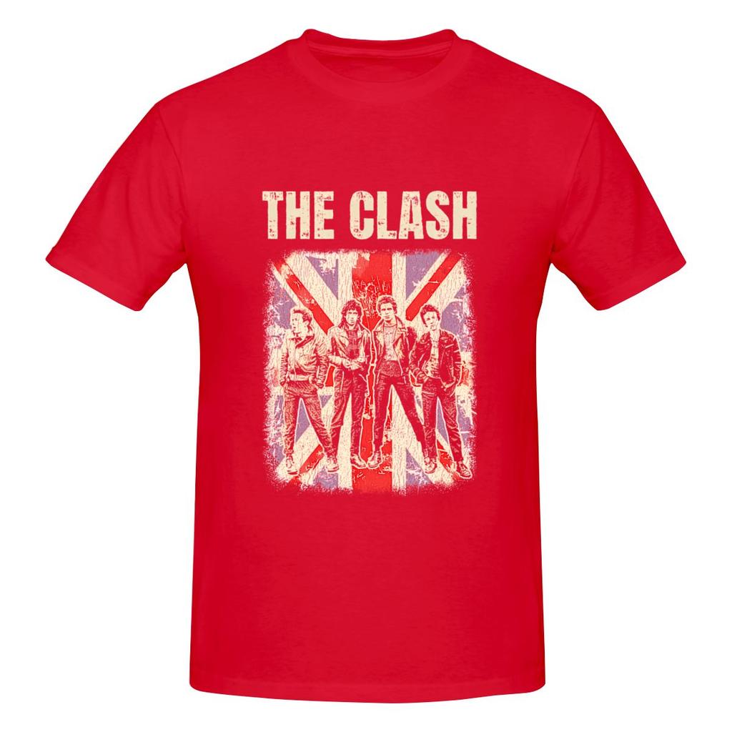 Vintage The Clash Japanese Style Tshirt Artistic And Minimalist Wrinklefree Short Sleeve