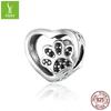 Yinziyun Cat Paw Print DIY Bracelet Spacer Beads: Cute S925 Sterling Silver Pet Imprint Collection