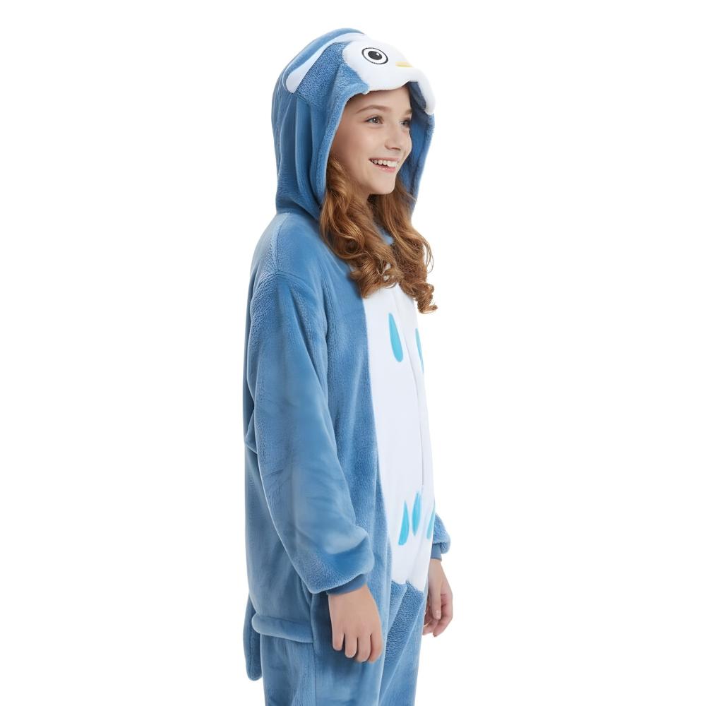 Piżama Onesie Kigurumi Kostium Przebranie Sowa Dzieci 125 - 135Cm