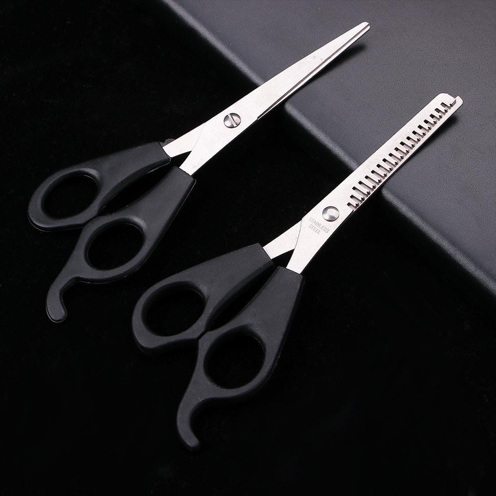 Stainless Steel Salon Beauty Trim Bangs Thinning Flat Shears Hair Scissors Hair Cutting Styling Tool Hairdressing Set