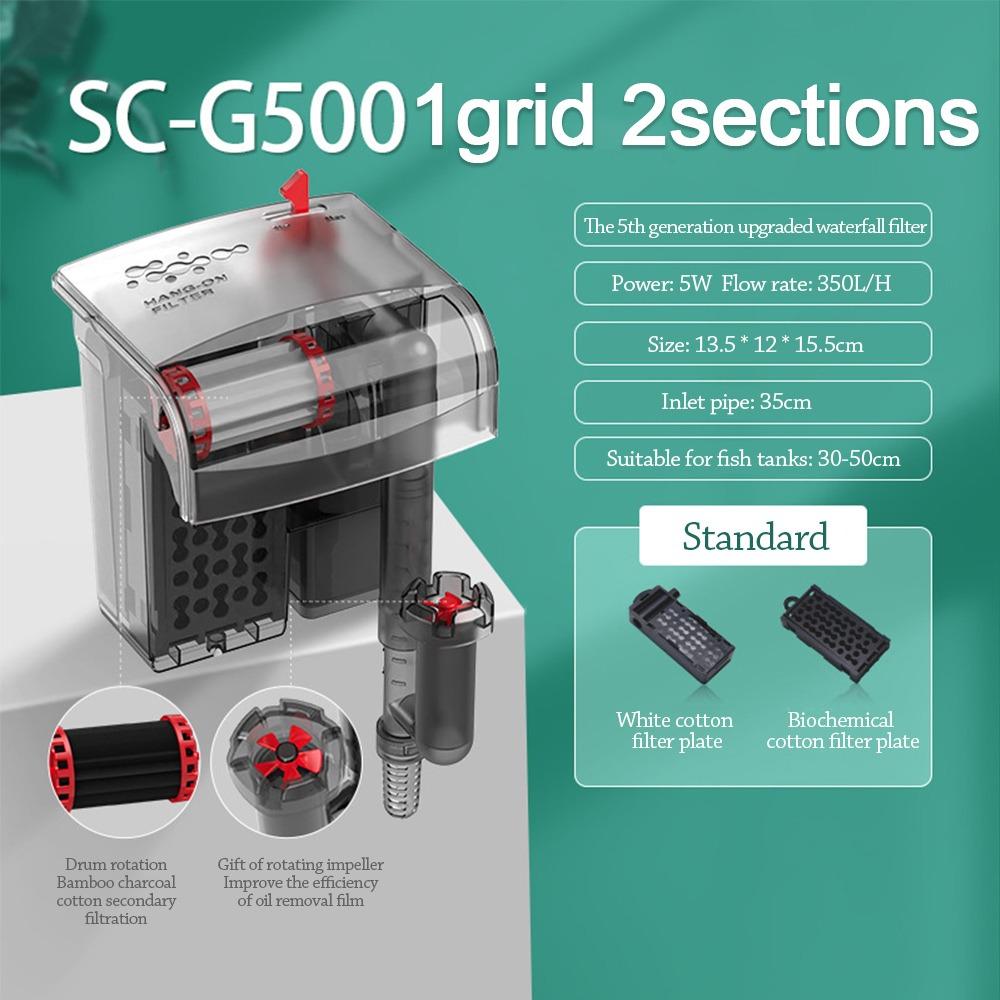 3-в-1 Фильтр для аквариума водопад Циркулирующий Очиститель воды Цикл чистой воды для дома