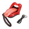 Large Tongue Shape Landline Telephone Cute Big Red Tongue Corded Phone for Home and Office