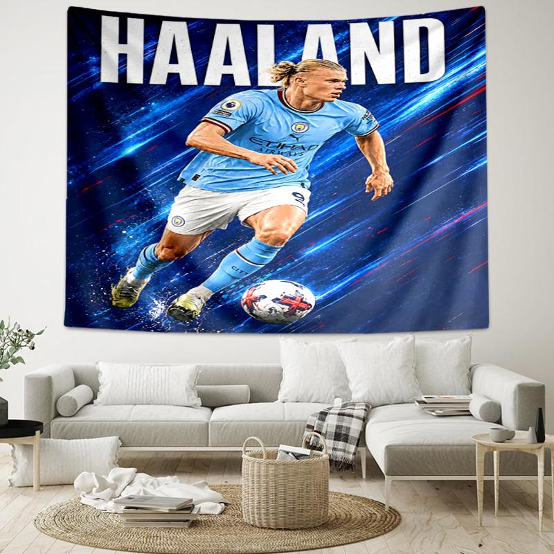 Haaland Tapestry, Wall Hanging Tapestry, Pattern Tapestry for Dorm Bedroom Living Room Wall Art Photography Backdrop