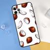 Summer Fruit Coconut Phone Case For iPhone 16 Pro Max 13 12 Mini 11 14 15 Pro Max XR 16 15 Plus 16e Cover Shell
