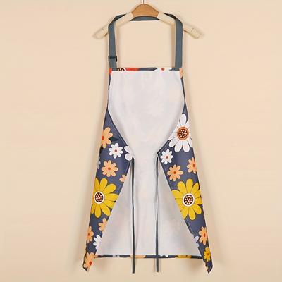 Новый хлопковый холст модный водостойкий фартук кухонные фартуки для женщин мужчин кулинария женский взрослый талия тонкая дышащая мужская работа