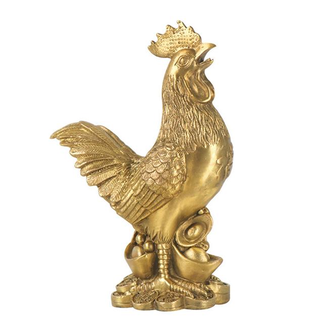 Home Office Decoration Copper Rooster Zodiac Chicken Home Office Crafts Decoration High Quality Home Office Crafts Ornament