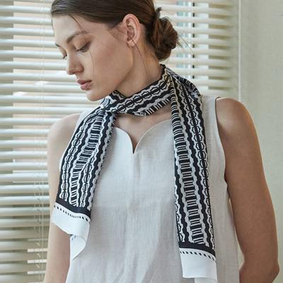 ANA MAISON Anatomy Long Petit Silk Scarf [PML-1403]