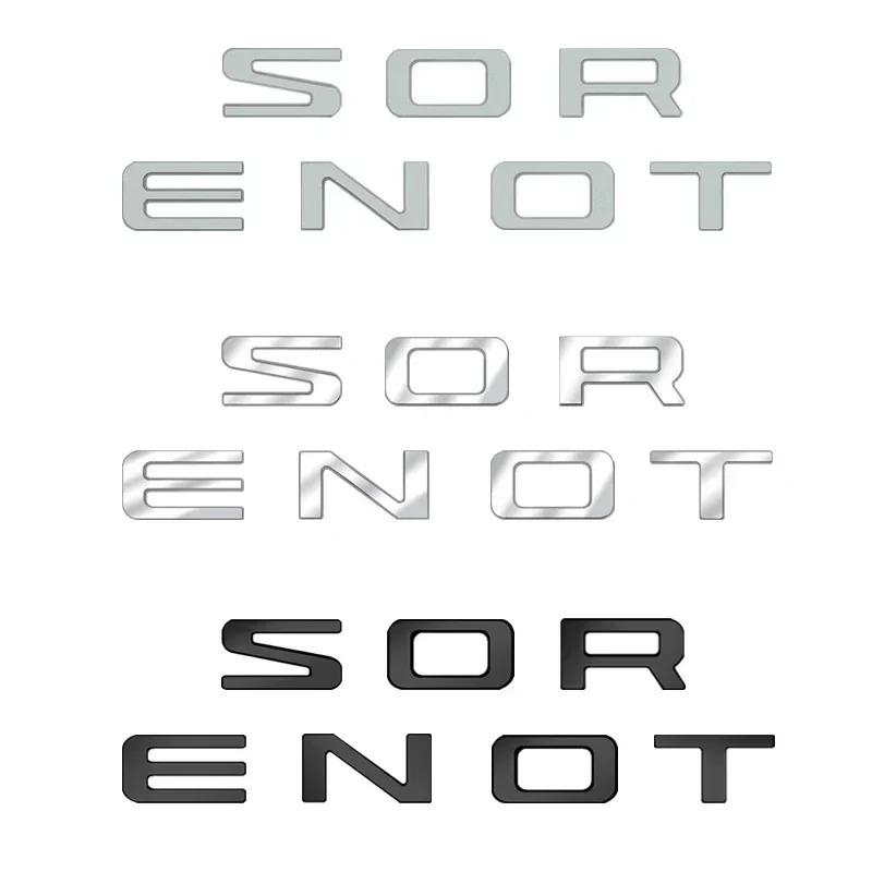 Metal Car Styling Letters Emblem Front Hood Rear Trunk Body Badge Sticker for KIA SORENTO RIO SOUL CEED Forte K3 K7 Accessories snpwz70