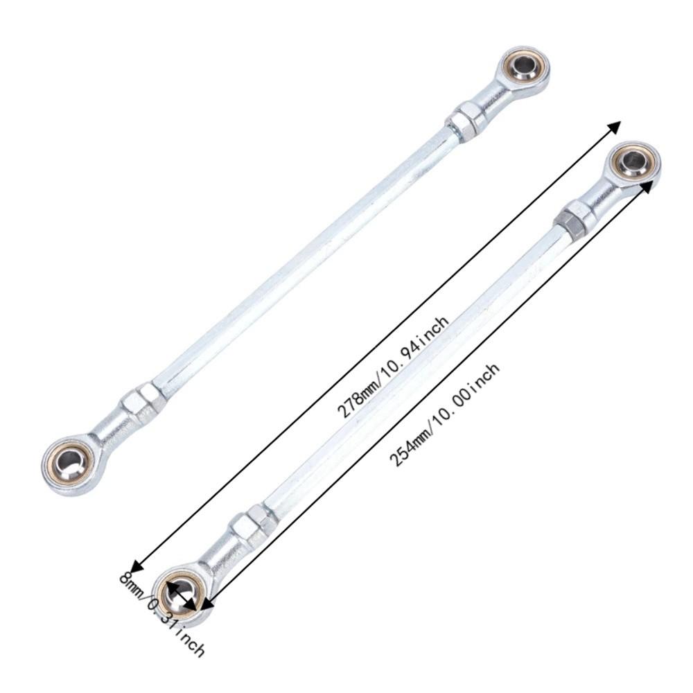 2Pcs 8mm Hole Diameter Ball Joint Tie Rod 220mm Length ATV Tie Rods For Drift Trike