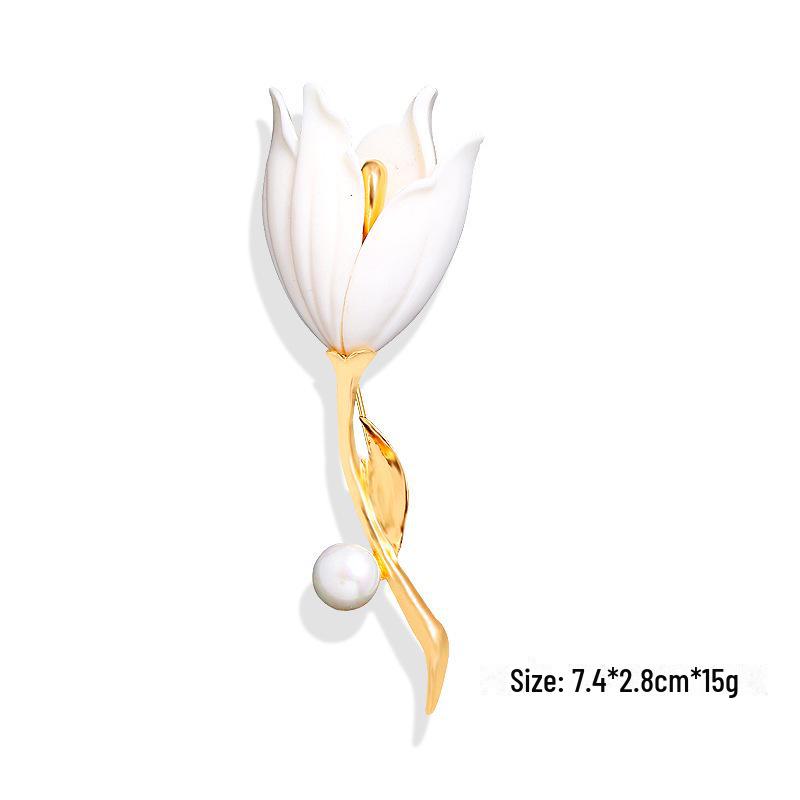 Брошь с жемчугом и перьями, с высокой ручкой, с мультяшным корсажем из страз для самостоятельного изготовления.