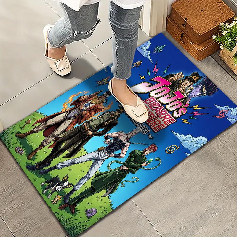 Jojos Bizarre Adventure Carpet Rug For Living Room Bedroom Home Sofa Decoration Kids Play Nonslip Floor Mat