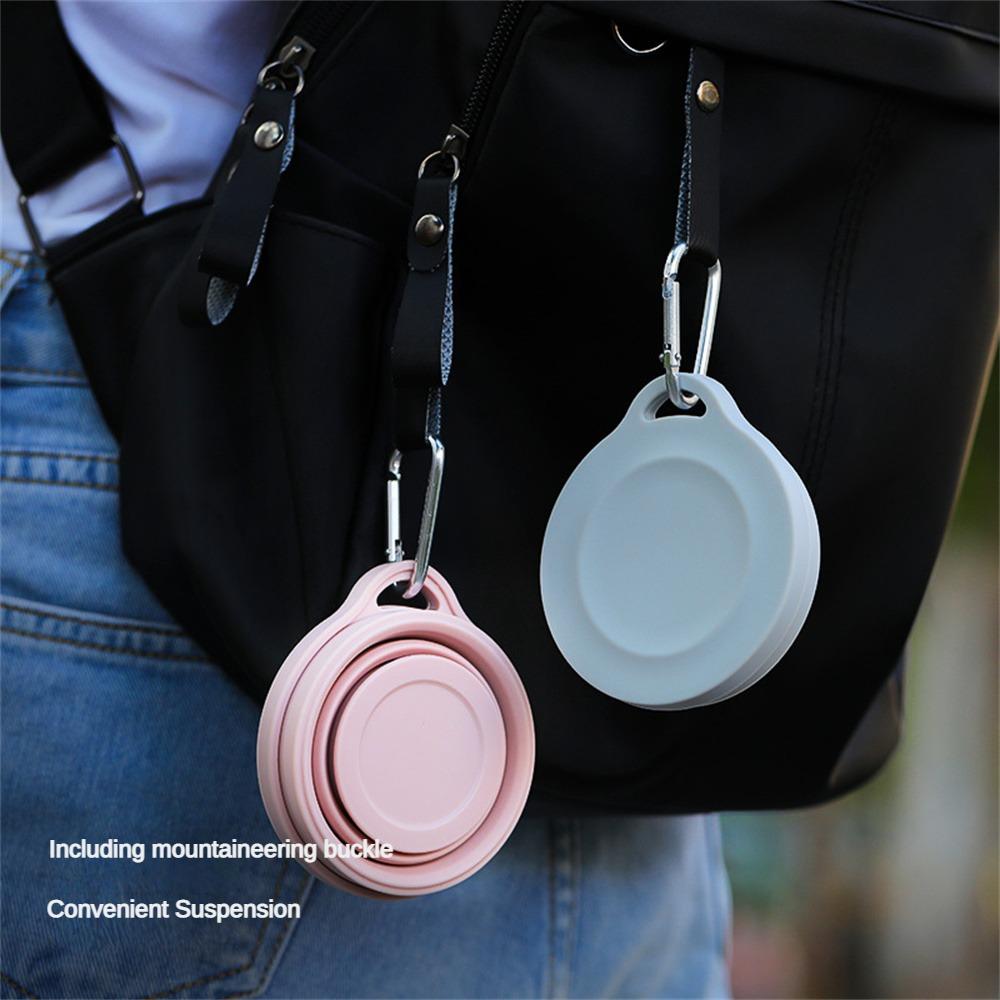 SHIMOYAMARetractable Folding Cups Lightweight Telescopic Collapsible Cup 150ml Outdoor Use Travel Silicone Coffee Drinking Mug